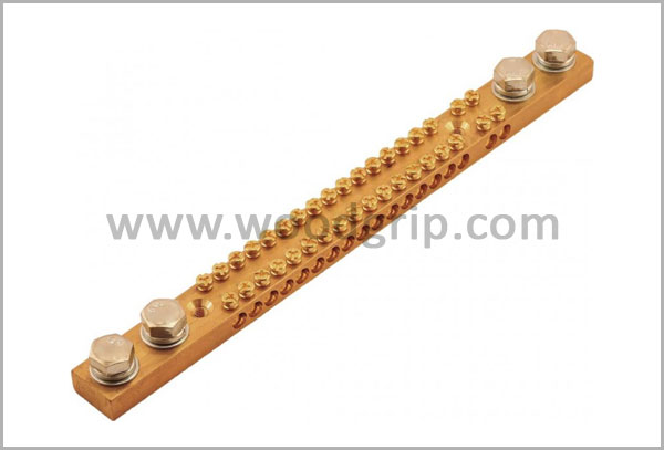 2 x M8 Stude Each End 18 Pole Brass Neutral Links 2 x M8 Stude Each End 18 Pole Brass Neutral Links
