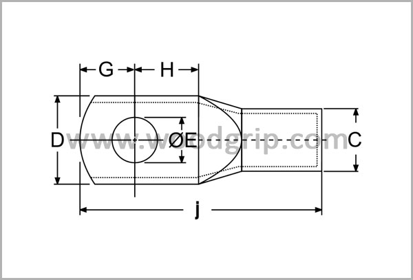 Copper Tubular Terminals Heavy Duty Drawing 1 Copper Tubular Terminals Heavy Duty Drawing 1